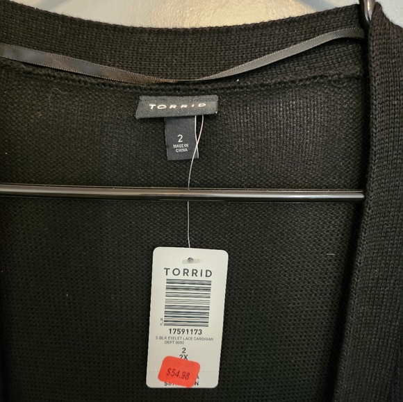 Torrid lace inset sweater - Picture 3 of 3